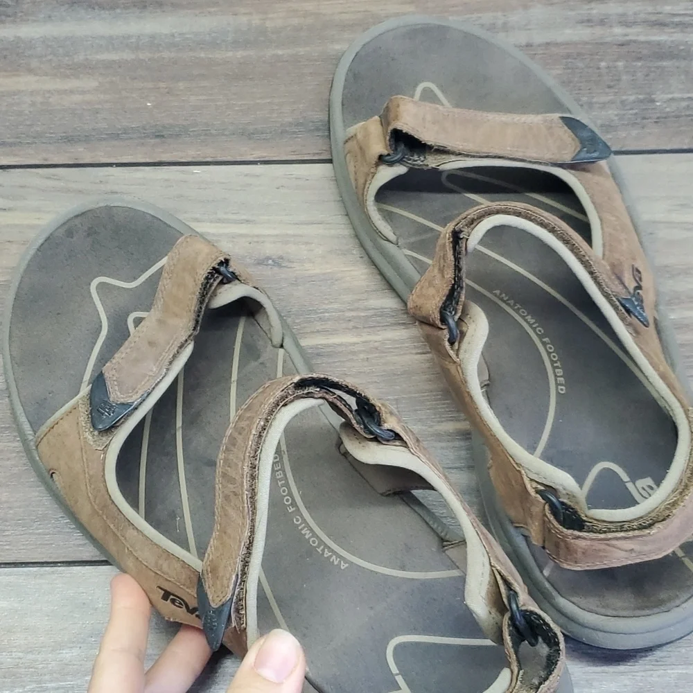 Teva Mens Outdoor Hiking Hook&loop Sandals shoes sz 12